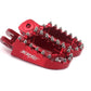 KKE Footpegs Billet Foot Rest For Segway X160 X260 Sur Ron Light Bee-X Electric Bike Red