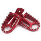 KKE Footpegs Billet Foot Rest For Segway X160 X260 Sur Ron Light Bee-X Electric Bike Red