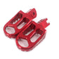 KKE Footpegs Billet Foot Rest For Segway X160 X260 Sur Ron Light Bee-X Electric Bike Red