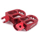 KKE Footpegs Billet Foot Rest For Segway X160 X260 Sur Ron Light Bee-X Electric Bike Red