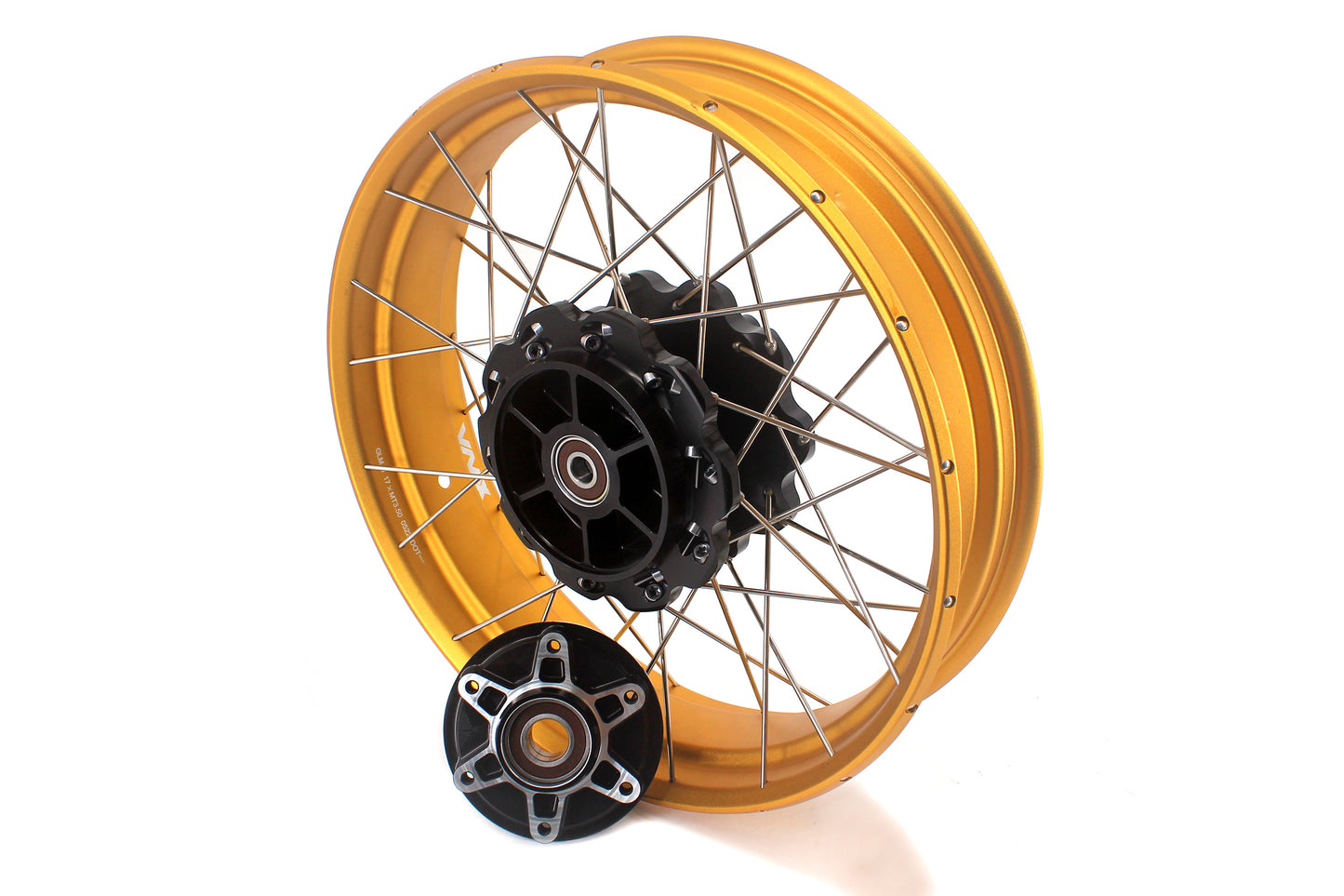 VMX 19inch / 17inch Spoked Tubeless Wheels Set For KTM390 Adventure 2020 2021 Gold Rim