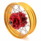 VMX-Racing 21/18 Tubeless Rims Fit Honda Africa Twin CRF1000L 2016-2020 Red Hub & Gold Rim