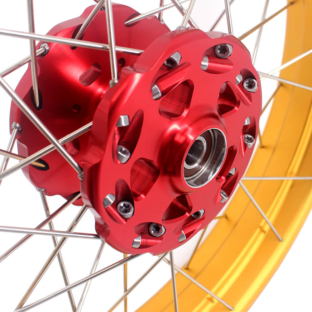 Pre Sale VMX 19 & 17 Tubeless Wheels Gold Rims Fit For Honda CB500X 2019-2021 Red&Gold