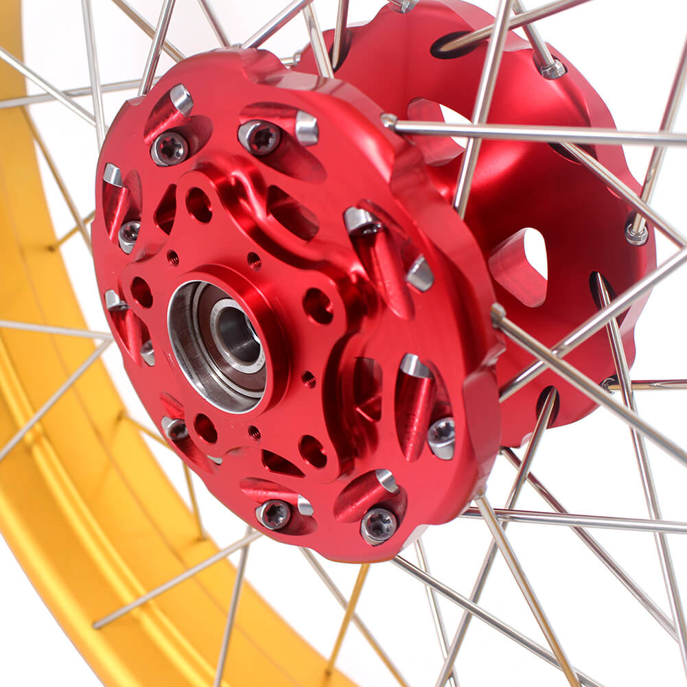 Pre Sale VMX 19 & 17 Tubeless Wheels Gold Rims Fit For Honda CB500X 2019-2021 Red&Gold