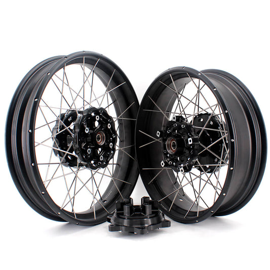 VMX 19 Inch / 17 Inch Tubeless Wheels Fit For BMW F700GS 2012-2018 Black Hubs