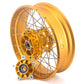 VMX 19 17 Inch CUSH Drive For BMW F750GS 2019-2023 Tubeless Alloy Spoke Wheels Gold Hub