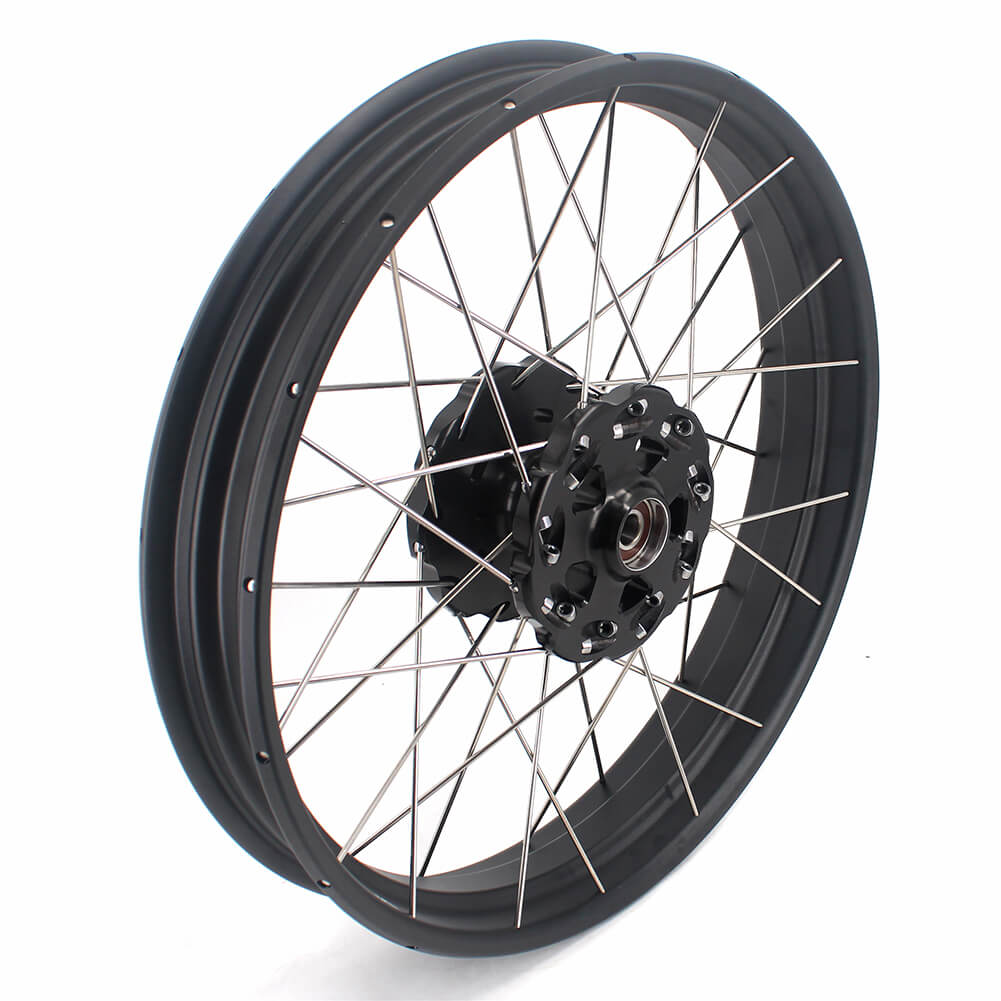 VMX 2.5*19 & 4.25*17 Tubeless Wheels Set Fit For Honda CB500X 2019-2021 Black Hub & Rim