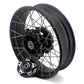 VMX 2.5*19 & 4.25*17 Tubeless Wheels Set Fit For Honda CB500X 2019-2021 Black Hub & Rim