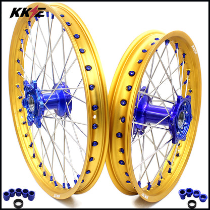 KKE Cast MX or Enduro Gold Rims For YAMAHA YZ125 YZ250 YZ250F YZ450F Off Road Bikes
