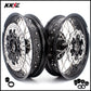KKE 3.5 & 5.0 17 Inch Wheels for Yamaha WR250F 2001 WR450F 2003-2018 Black
