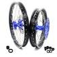 KKE 21 & 18 Enduro Wheels for YAMAHA WR250F 2017-2018 WR450F 2016-2018 Blue&Black  270mm Disc