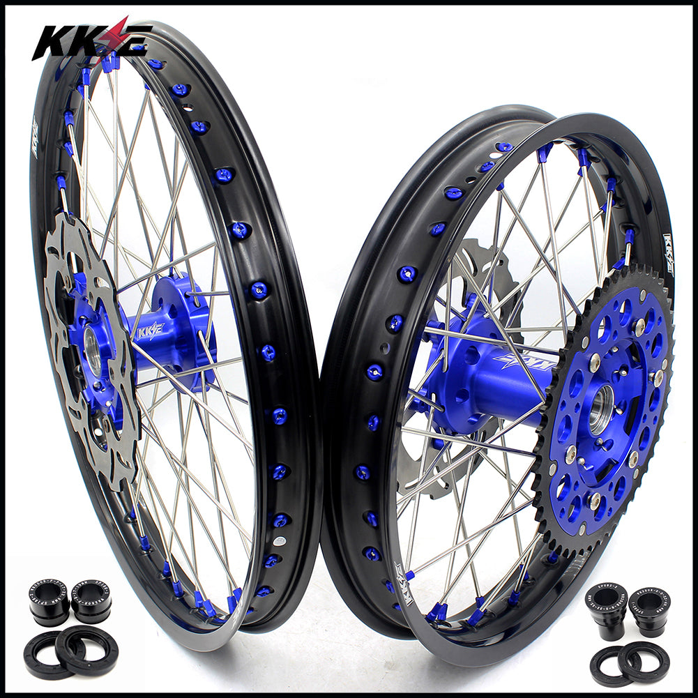 KKE 21 18 Wheels for Yamaha WR250F 2017-2018 WR450F 2016-2018 270MM/245MM Disc