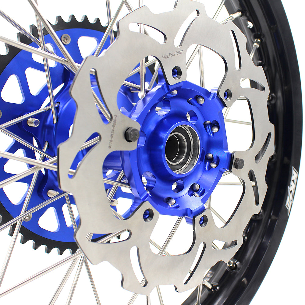 KKE 19" Rear Wheel Rim For Yamaha YZ125 YZ250 YZ250F YZ450F Blue Hub