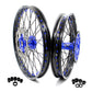 KKE 21"/19" Mx Dirtibke Wheels For YAMAHA YZ125 YZ250 1999-2016 YZ250F YZ450F 2003-2015 Black Spokes With Disc