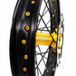 KKE 21"&19" Mx Diretibke Wheels For YAMAHA YZ125/250 1999-2016 YZ250F/450F 2003-2015 Black Spokes With Disc