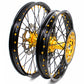 KKE 21"&19" Mx Diretibke Wheels For YAMAHA YZ125/250 1999-2016 YZ250F/450F 2003-2015 Black Spokes With Disc