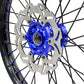 KKE 21"/19" Mx Dirtibke Wheels For YAMAHA YZ125 YZ250 1999-2016 YZ250F YZ450F 2003-2015 Black Spokes With Disc