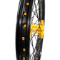 KKE 21"&19" Mx Diretibke Wheels For YAMAHA YZ125/250 1999-2016 YZ250F/450F 2003-2015 Black Spokes With Disc