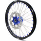 KKE 21"&19" Mx Dirtbike Casting Wheels For YAMAHA YZ125 YZ250 1999-2016 YZ250F YZ450F 2003-2015 Blue Nipples With Disc
