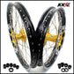 KKE 21" 19" Mx Diretibke Wheels For YAMAHA YZ125 YZ250 1999-2016 YZ250F YZ450F 2003-2015 Gold&Black With Disc