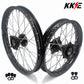 KKE Factory Size Small Kid's Wheels 17" 14" GLM Rims For KTM SX 85 2021-2024 Black Hub