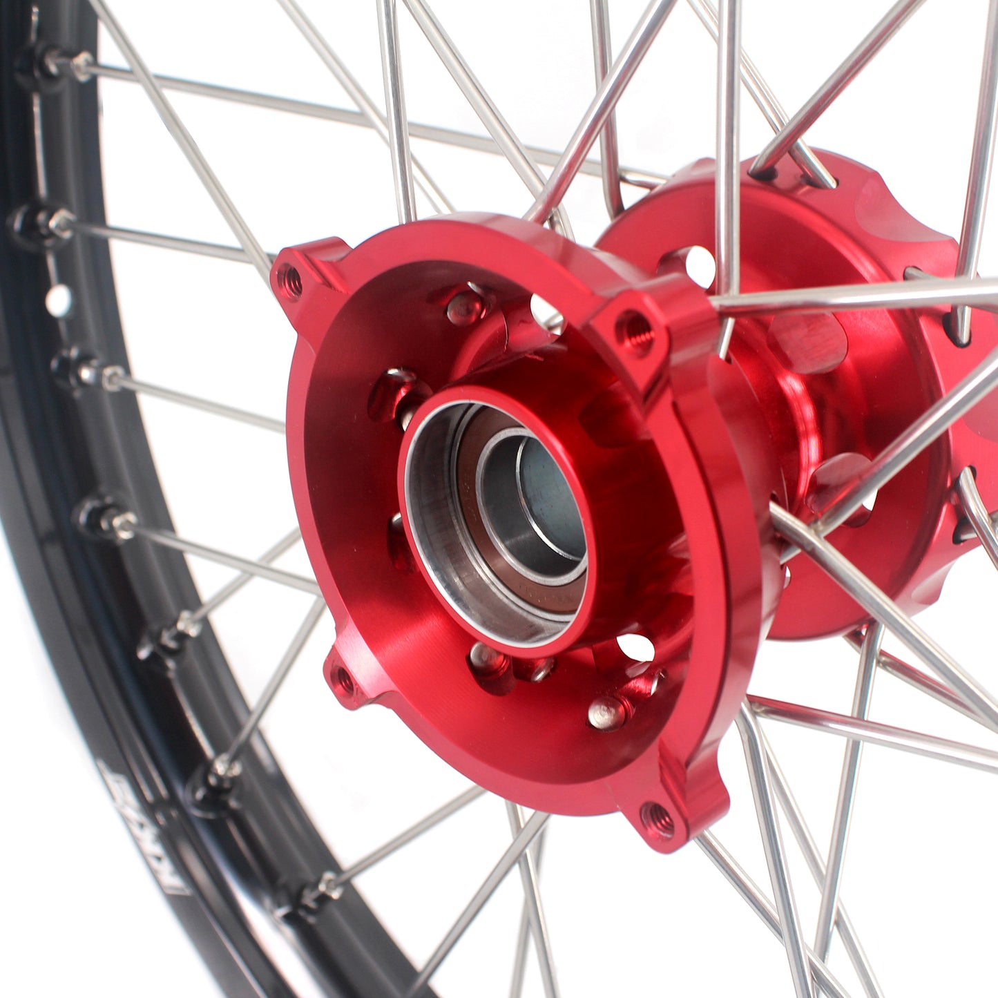 KKE 17"*1.4/14"*1.6 Small Kid's Wheels For KTM SX 85 GAS GAS MC85 2021-2024 Red Hub
