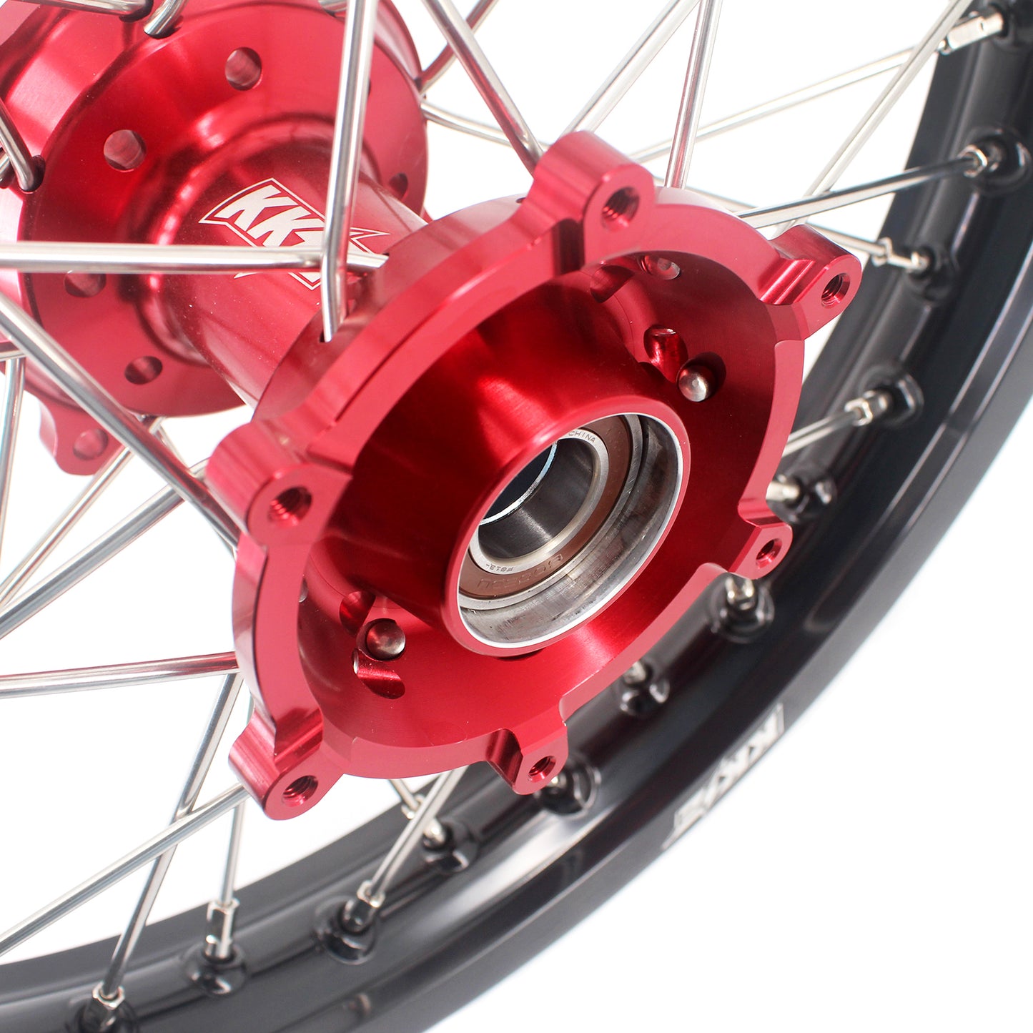 KKE 17"*1.4/14"*1.6 Small Kid's Wheels For KTM SX 85 GAS GAS MC85 2021-2024 Red Hub