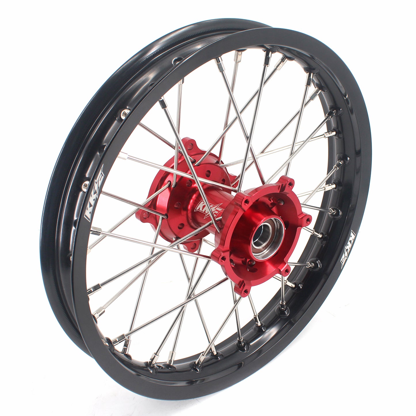 KKE 17"*1.4/14"*1.6 Small Kid's Wheels For KTM SX 85 GAS GAS MC85 2021-2024 Red Hub
